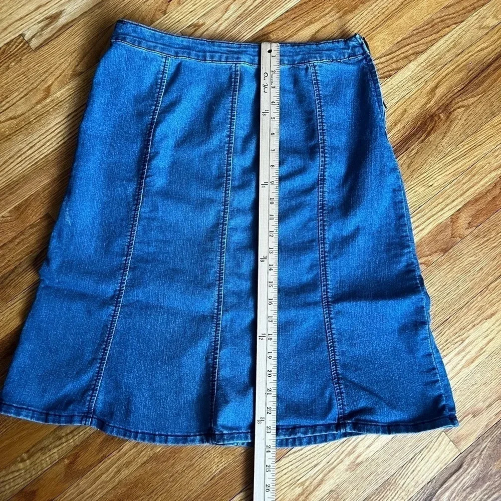 Christopher & Banks Jean skirt - Picture 2 of 4